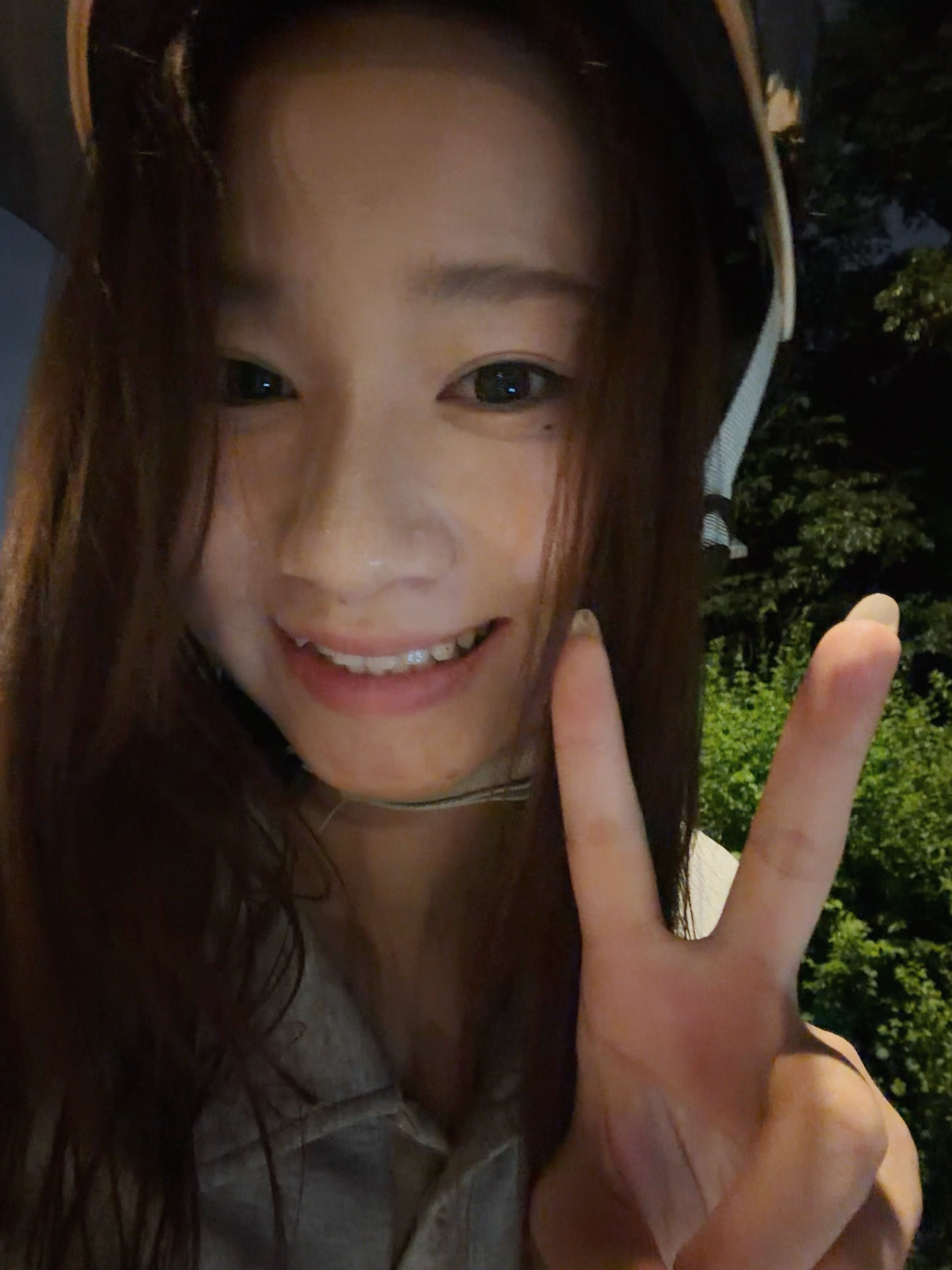 夜色里的自拍